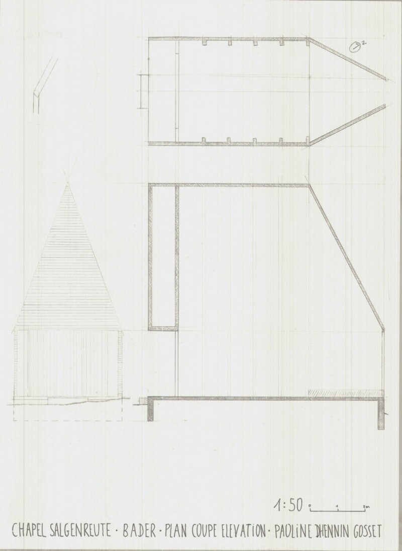 Plan coupe élévation