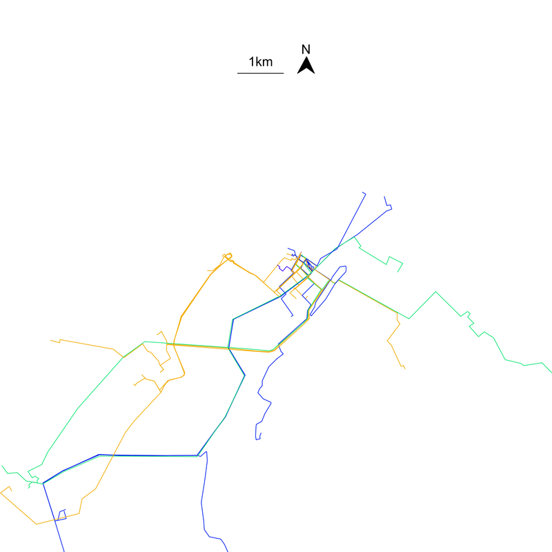 Carte selon la fréquence